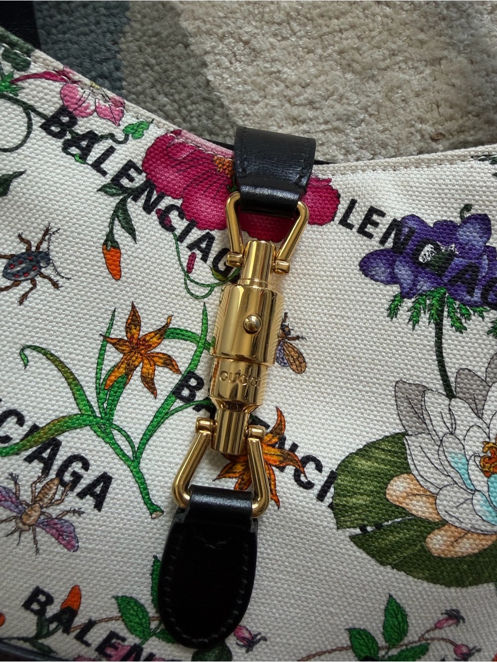 Balenciaga x Gucci hacker project Floral-Print Jackie - Picture 3 of 10